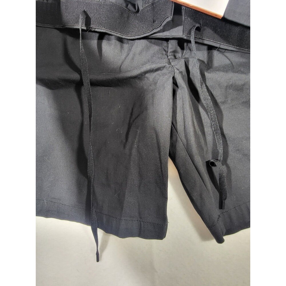 GOODFELLOW Mens Size 40 Black Wrinkle Resistant Flat Front Linden Tech Shorts - Picture 7 of 7